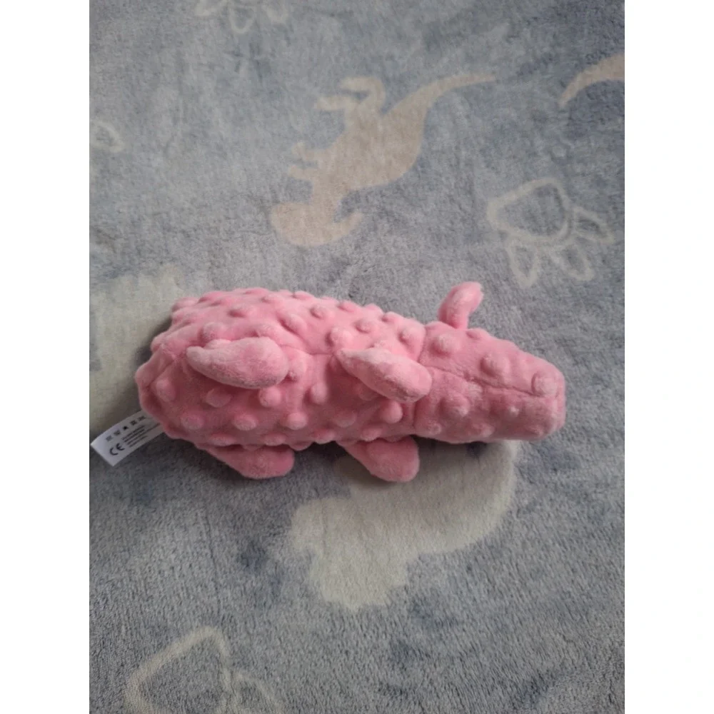 Dog Squeaky Toys Plus Animal Dog Indoor Play Puppy Pink